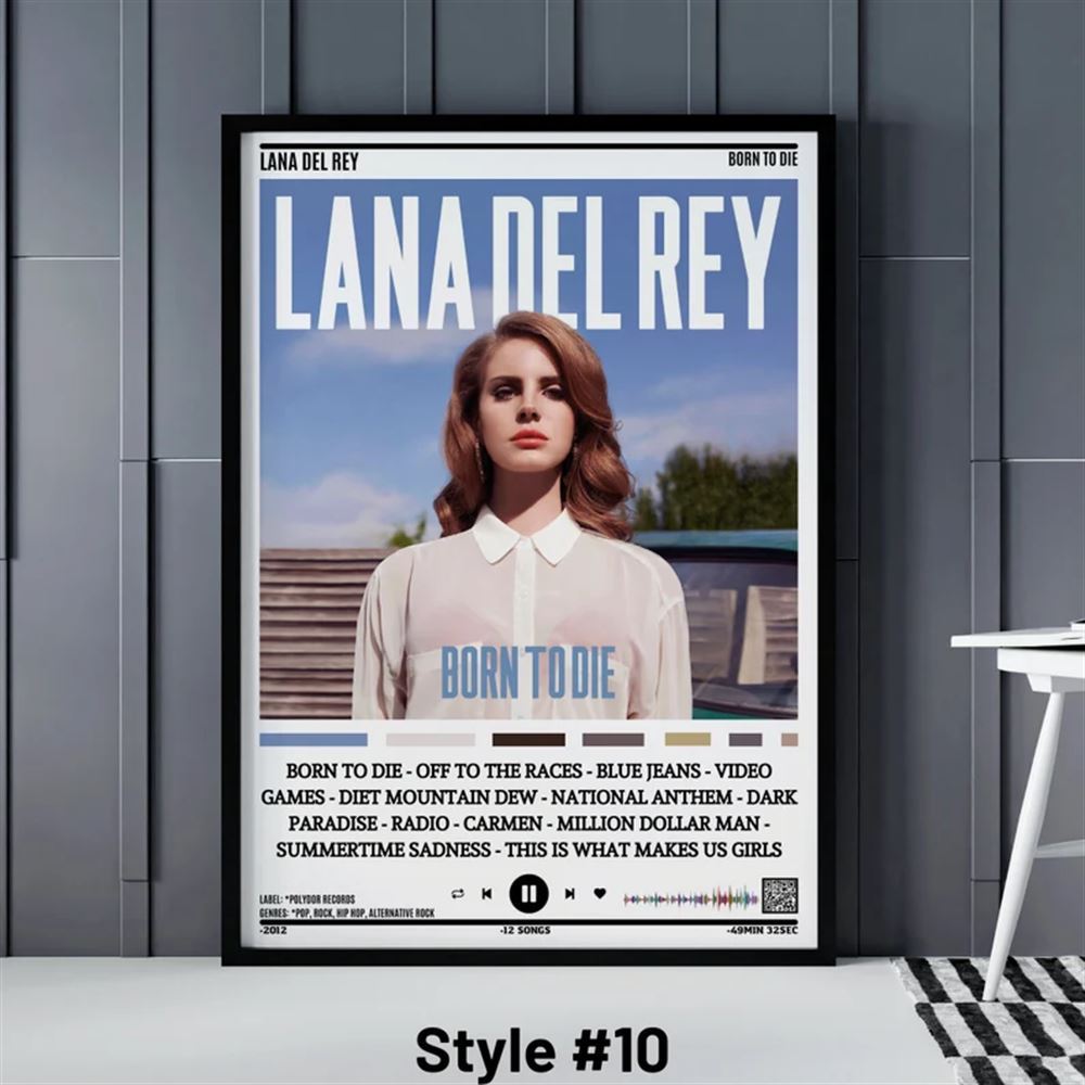 Lana Del Rey Poster Green LDRP11 - Lana Del Rey Official Store
