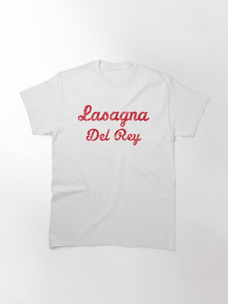 lasagna-del-rey-classic-t-shirt-red